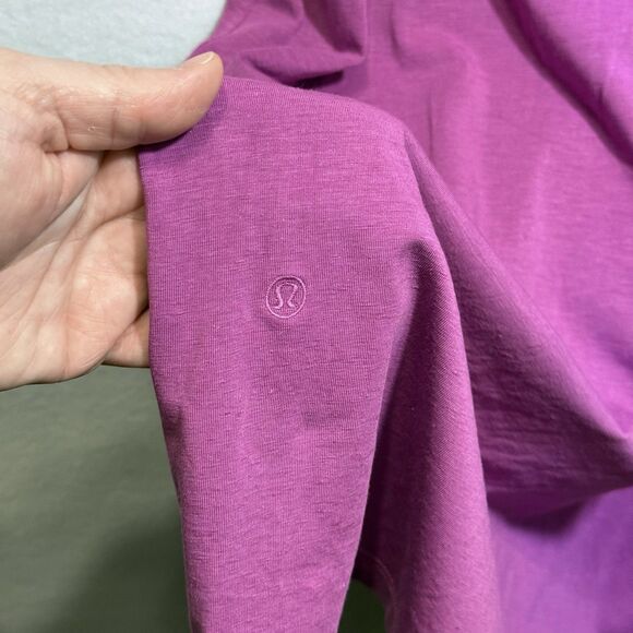 Lululemon Magenta Purple Cotton Blend Classic Fit Tank Dress Size 6 LW 1DH0S - Picture 6 of 6